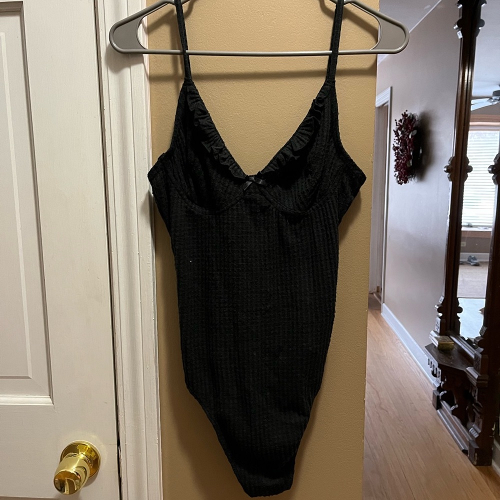 Pacsun black body suit knitted